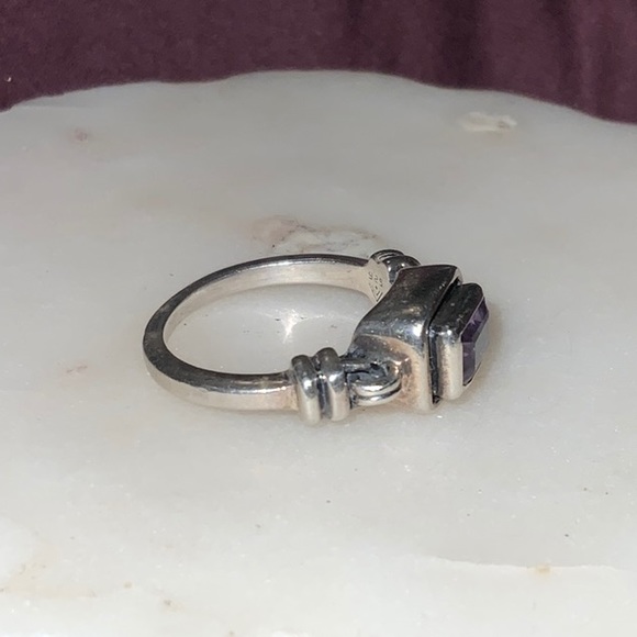Silpada Sterling Silver Amethyst Ring - Picture 3 of 5